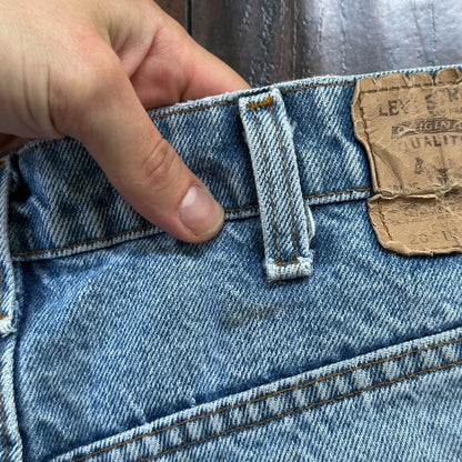 Levis 517 Vintage 80s USA Orange Tab Bootcut Flare Blue Jeans 34x31 Act 31x28