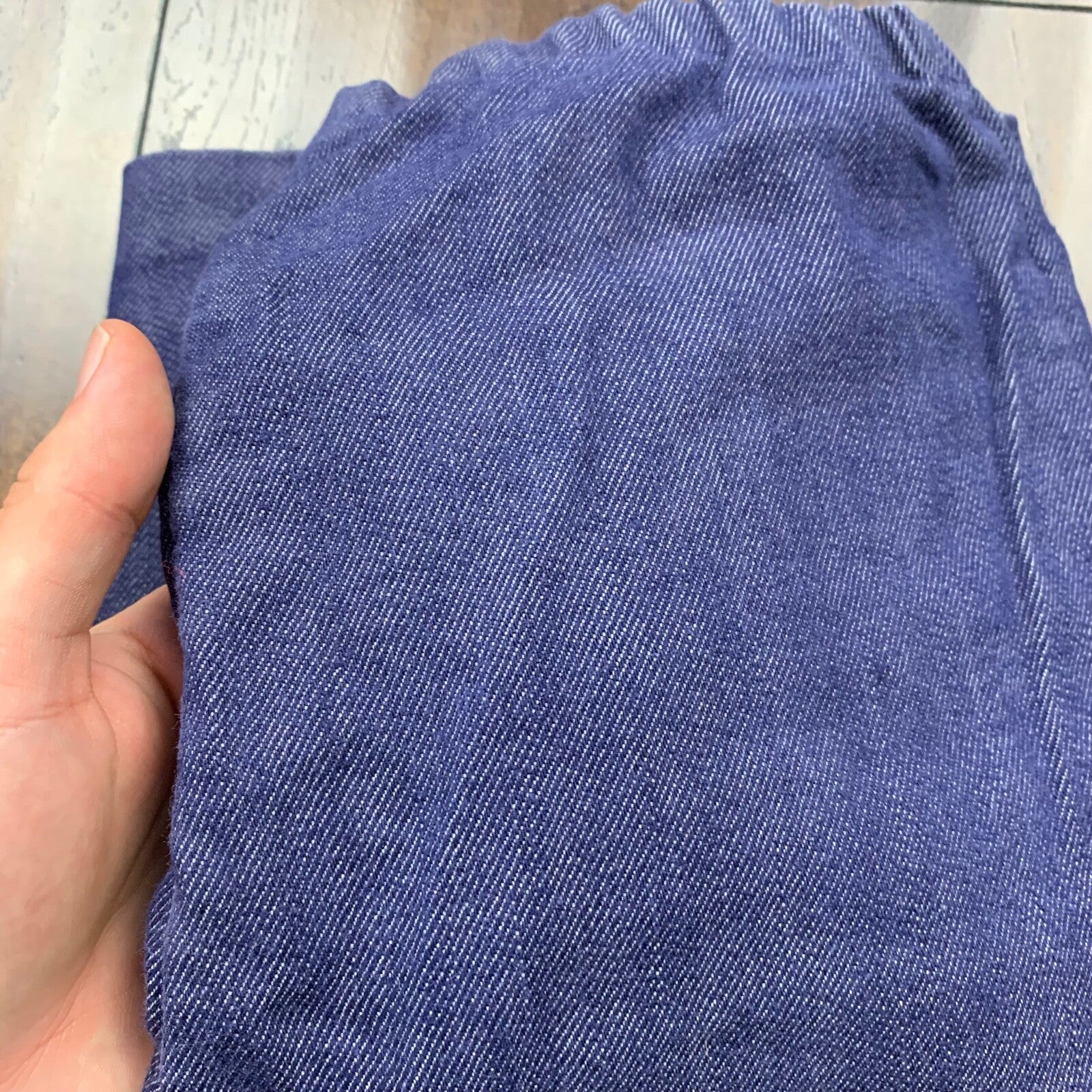 Vintage USA Rockabilly Womens Shorts Blue Skirt 60s 70s Top Bottom Sanforized