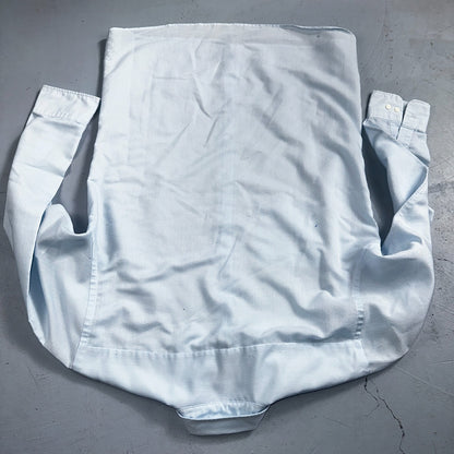 Christian Dior VTG Button Shirt Long Sleeve Men’s 16.5 Blue Basic Chemises QVV