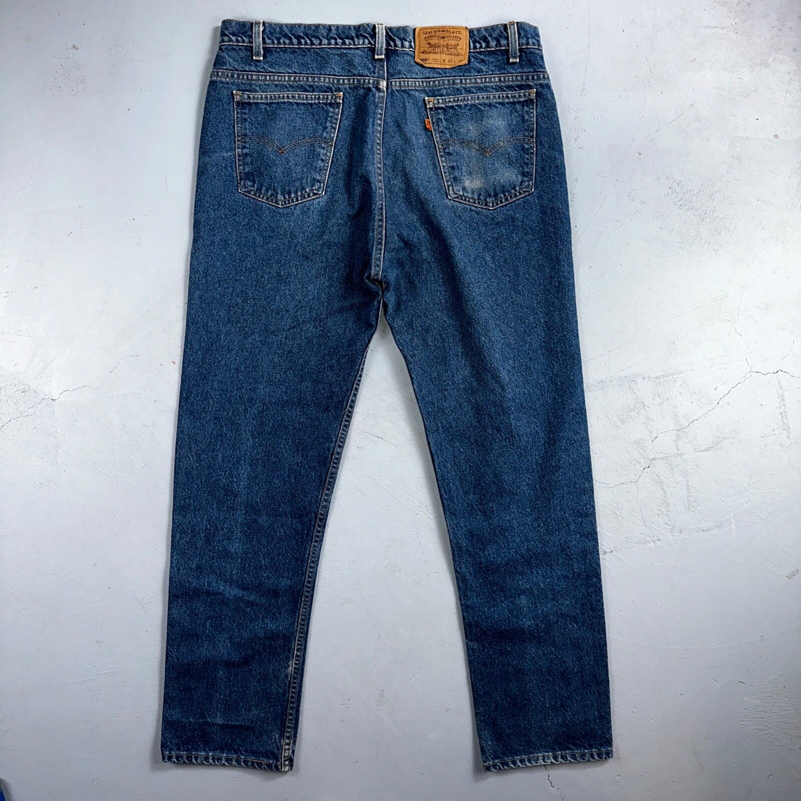 Levis 505 Vintage 90s USA Orange Tab Jeans 40x32 Blue Med Wash 501 Act 38x31