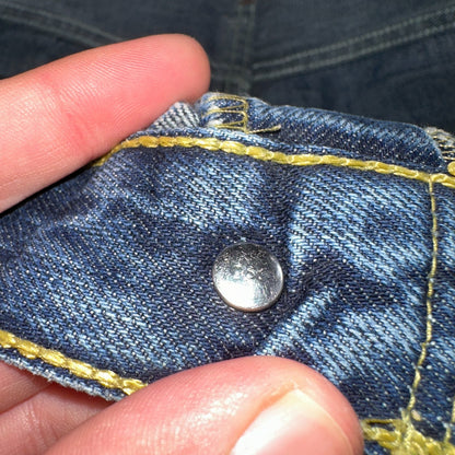 Levis 501 Vintage Y2K XX Straight Leg Jeans Blue Med Wash 33x34 Act 32x31