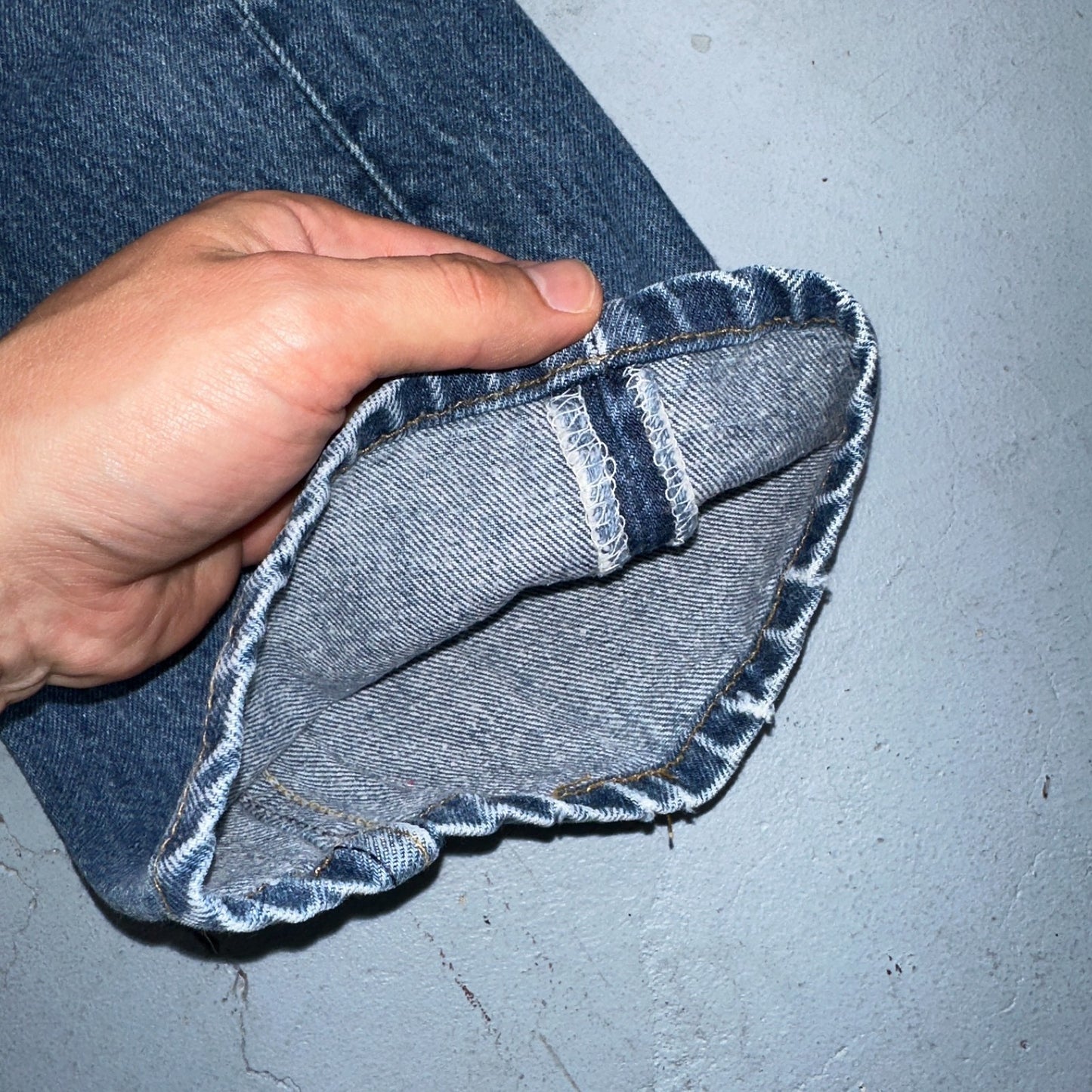 Levis 501 Vintage 90s USA XX Straight Leg Jeans Blue Med Wash 36x32 Act 32x28