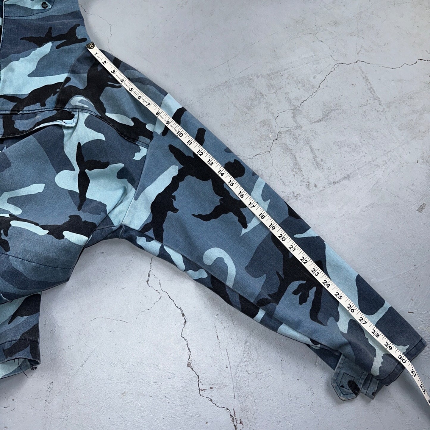 Military Snow Camo Winter Hooded Anorak Jacket Mens L Stock Alpha Industries