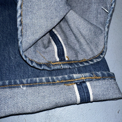 Levis 501 Vintage 80s Redline Selvedge USA XX Jeans Med Wash 34x34 Act 31x31