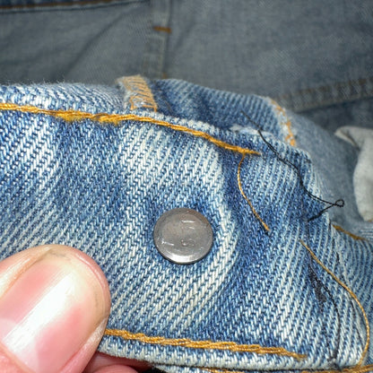 Levis 517 Vintage 80s USA Orange Tab Bootcut Flare Blue Jeans Talon Act 38x28