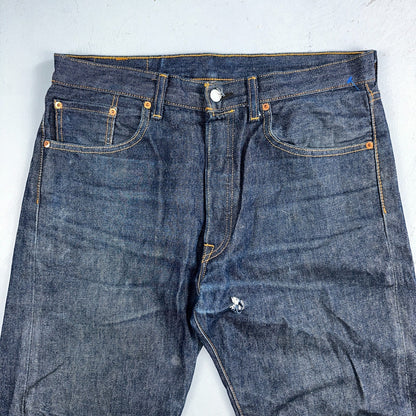 Levis 501 Y2K XX Straight Leg Jeans Blue VTG Dark Wash 34x31 Act 35x30