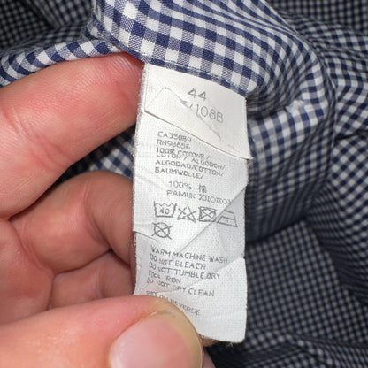 Paul & Shark Yachting Mens 44 Long Sleeve Button Down Shirt Checkered Hamptons