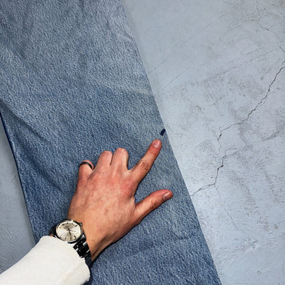 Levis 501 Vintage 90s XX Straight Leg Jeans Y2K Light Wash 36x34 Act 33x29