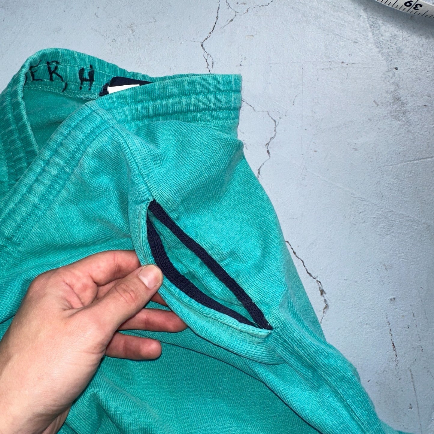 Vintage 90s Lands End Fleece Sweatpants Adult M Green Made In USA Champion