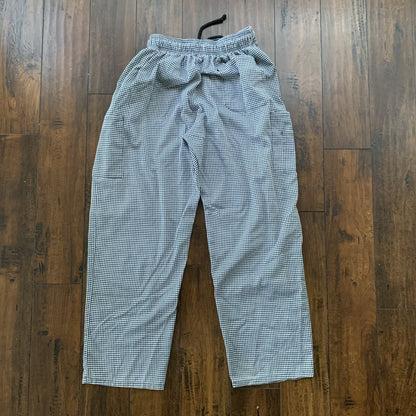 Natural Comfort Uniform Pants  Houndstooth Drawstring Thrashed XL VTG Y2K