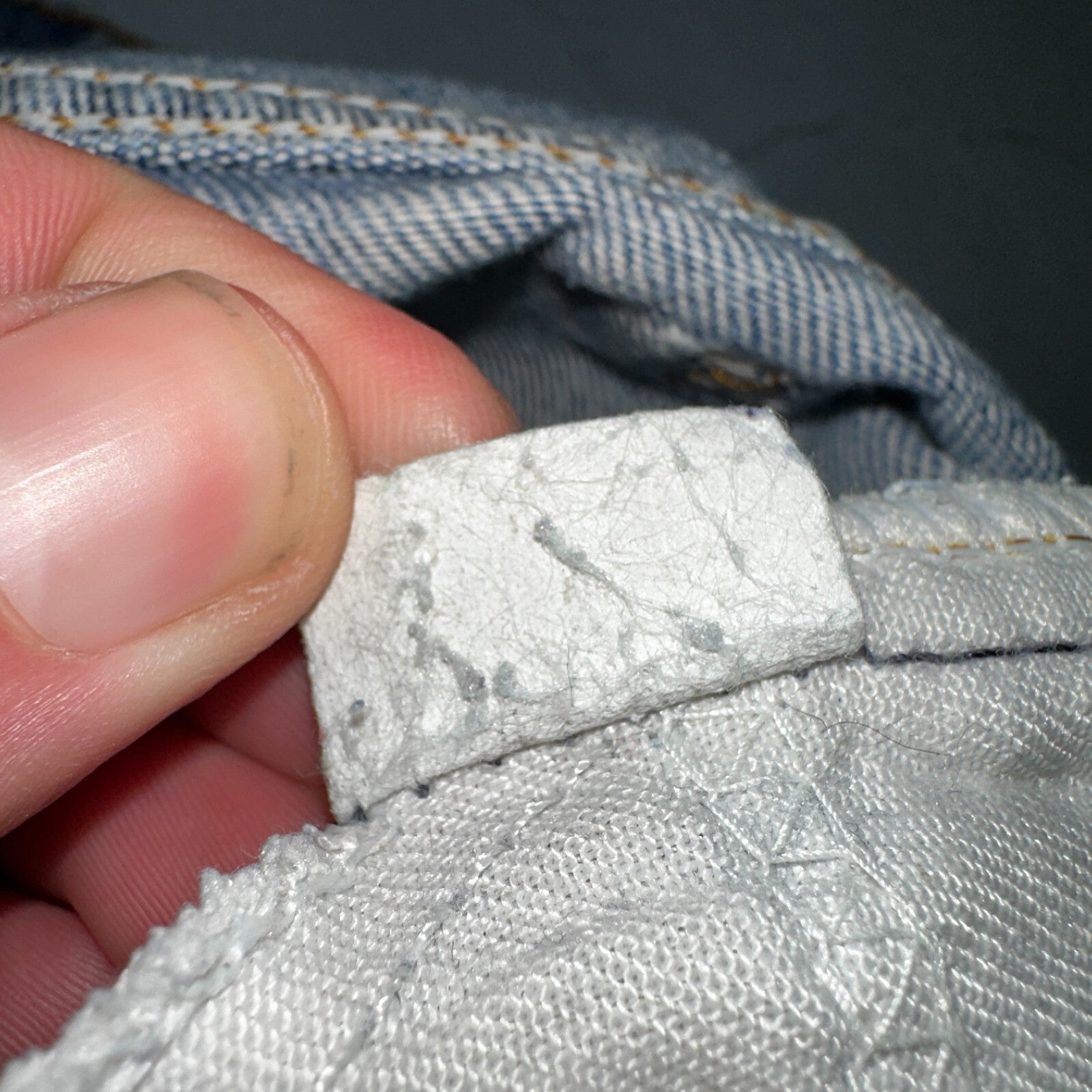 Levis 517 Vintage 80s USA Orange Tab Bootcut Flare Blue Worn Jeans Act 34x27