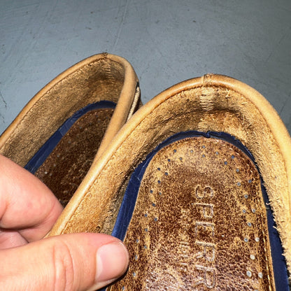 Sperry Top Sider Loafer 8.5 M Sahara 2-Eye Boat Shoes Tan Leather Men