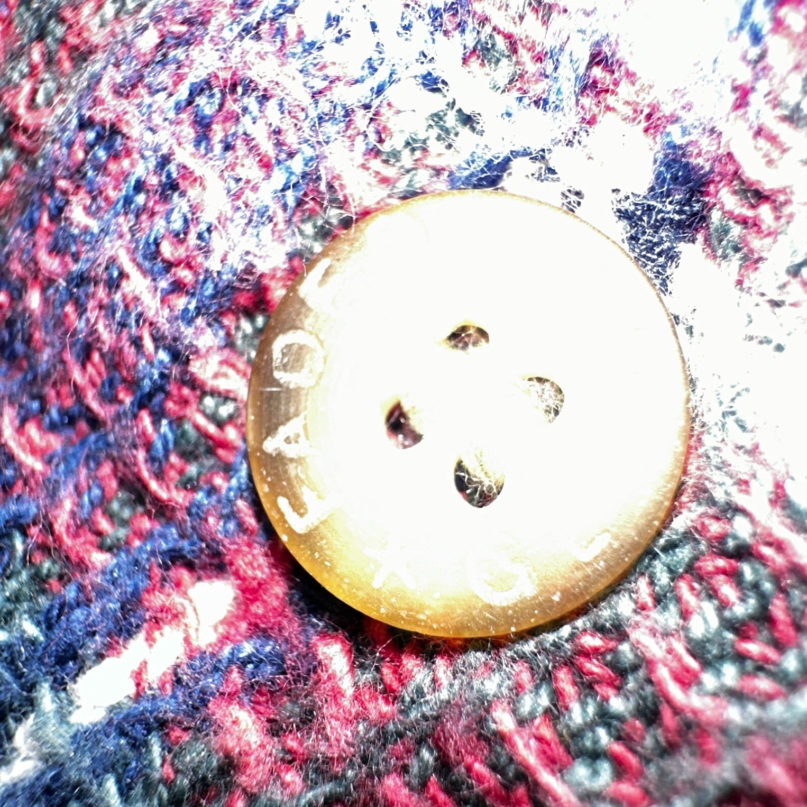 VTG 90s Faded Glory Womens Size L Plaid Long Sleeve Button Up Collar Shirt 1990s