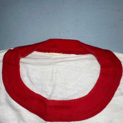 Miller High Life Ringer 80s Promo VTG T Shirt Rare Graphic Single Stitch Beer