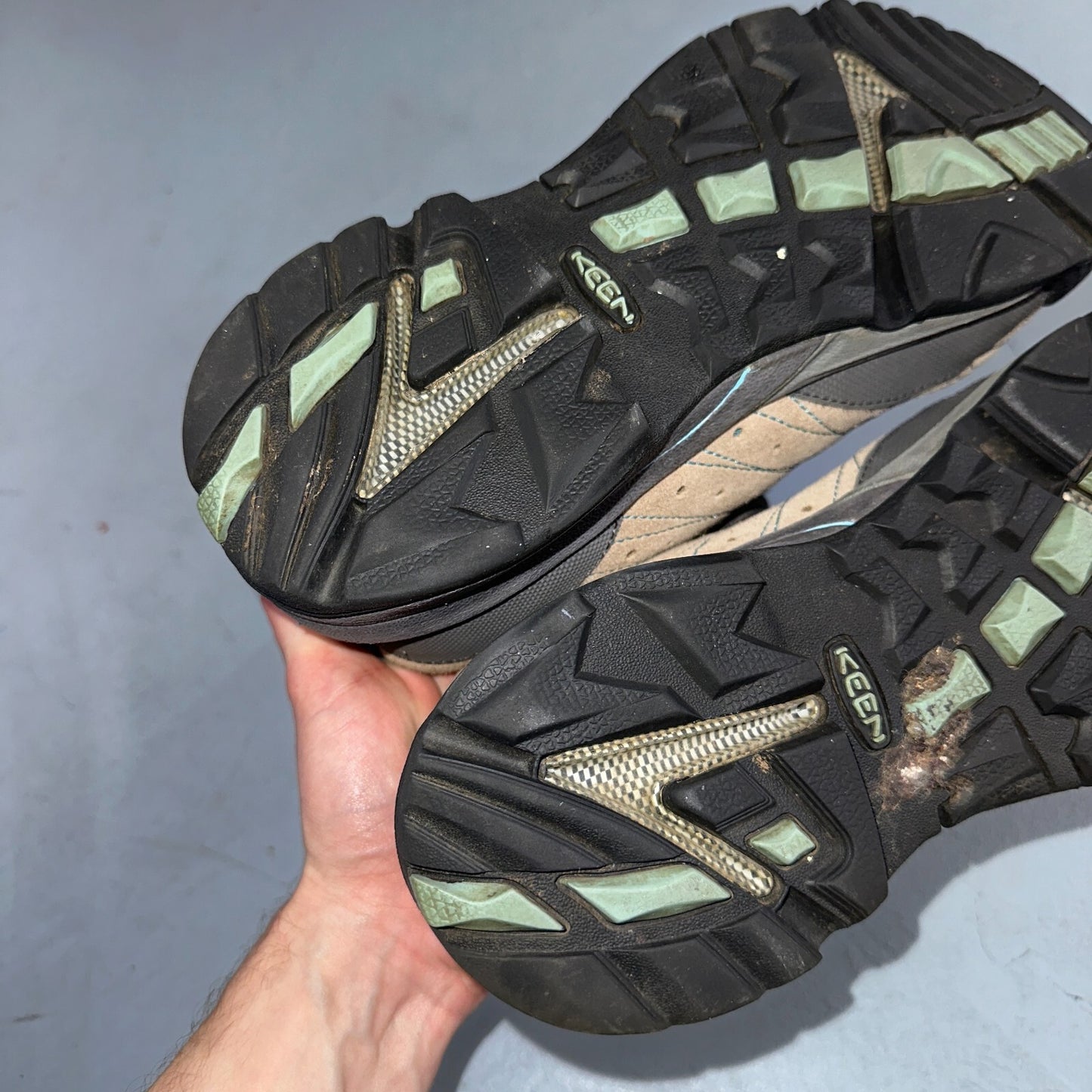 Keen Suede Leather Cap Toe Lace-Up Hiking Outdoor Shoes Women's 10