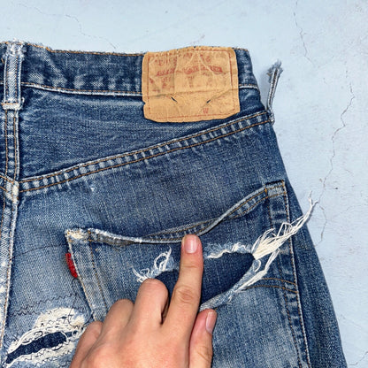 Levis 501 Big E Vintage 60s Redline Selvedge USA XX 66 Jeans 1960s Act 30X32