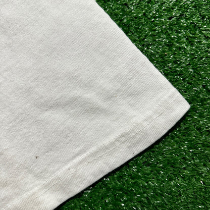 Champion USA White 80s Vintage T Shirt Basic Spellout Logo Gym Basic Graphic Lot