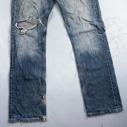 Levis 501 Vintage Y2K XX Straight Leg Jeans Blue Light Wash 34x34 Act 33x33