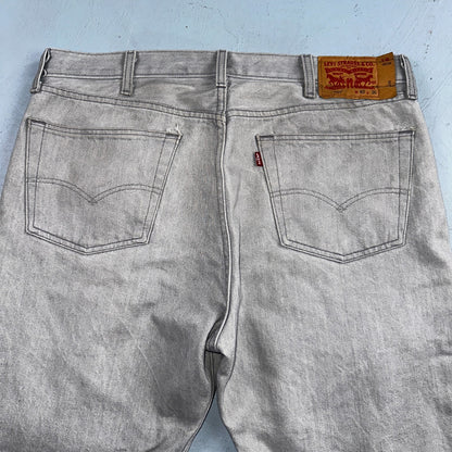 Levis 501 Vintage Y2K XX Straight Leg Jeans 40x30 Gray Wash 2000s Act 38x27
