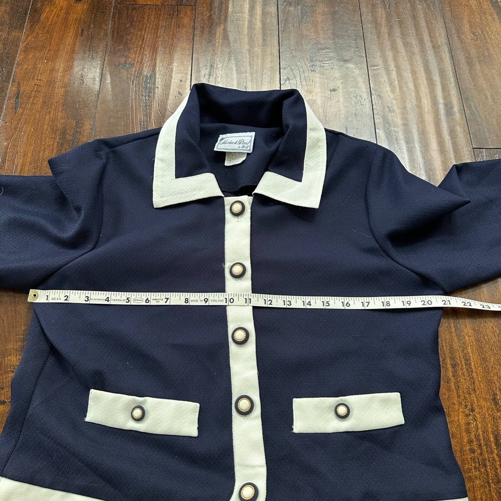 Vintage USA Rockabilly Womens Dress Jacket Skirt 60s 70s Top Matthew David Blaze