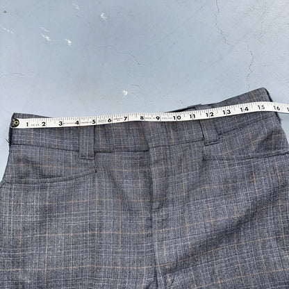 VTG Mens 3 PC Suit 42 Jacket Coat Pants Vest Plaid Rockabilly 70s 1970s Brown