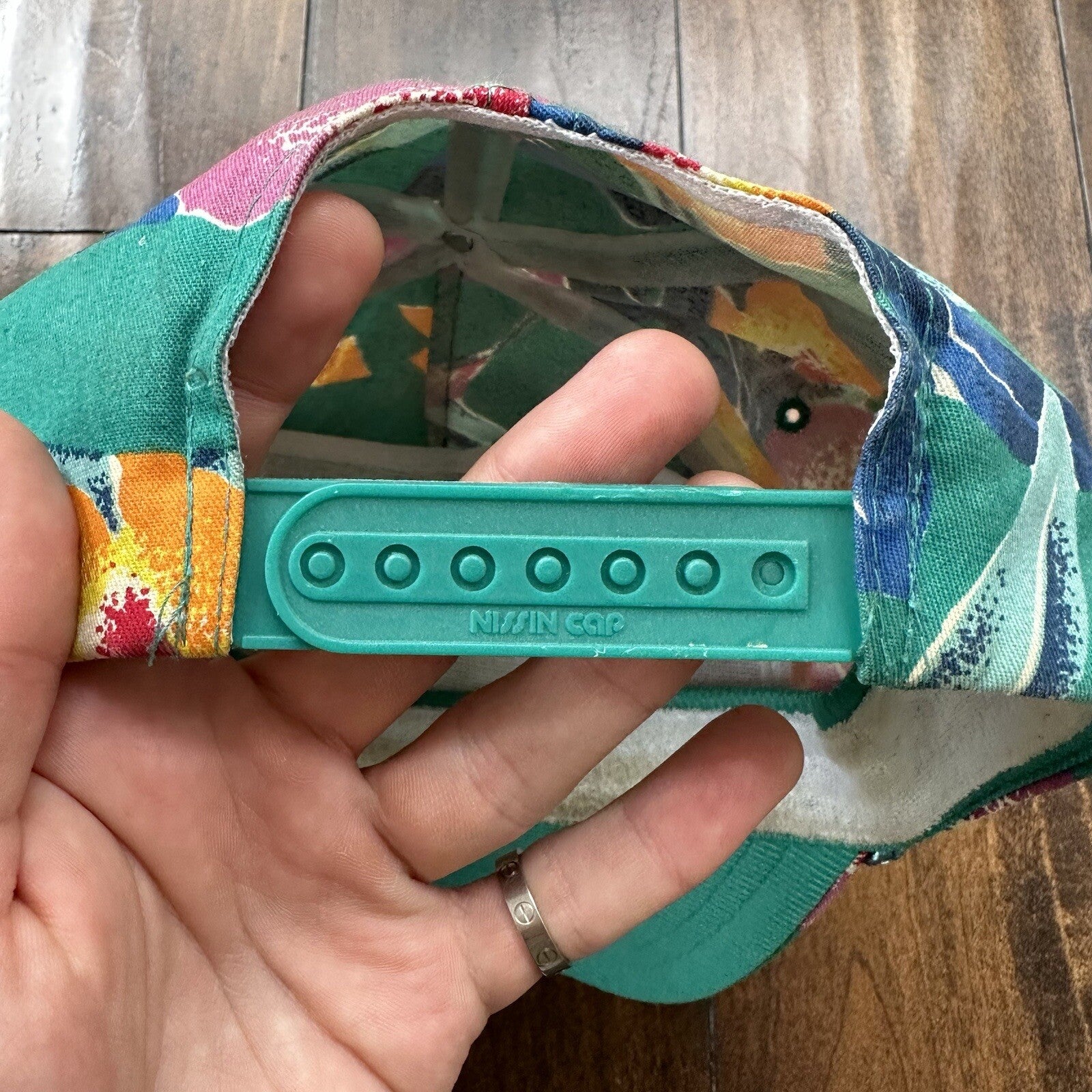 Hawaii Floral Vintage Hat Cap Snapback Music 90s 80s Used Nissan Rare Summer