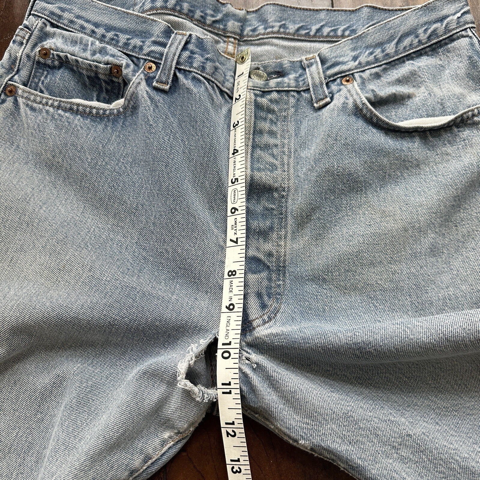 Levis Vintage 80s Redline Selvedge USA 501 XX Jeans 66 70s 36x32 Act 32x28