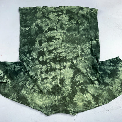 Rainforest Cafe VTG Shirt Mens Large Green Tie Dye Las Vegas Y2K Faded THrashed