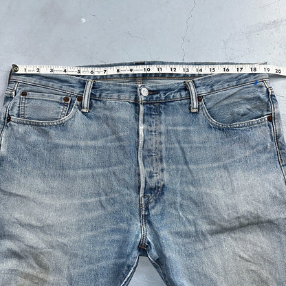 Levis 501 Y2K XX Straight Leg Jeans Blue VTG Light Wash 36x30 Act 38x29