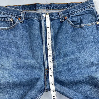 Levis 501 Vintage 90s USA XX Straight Leg Jeans Blue Med Wash 40x30 Act 38x30