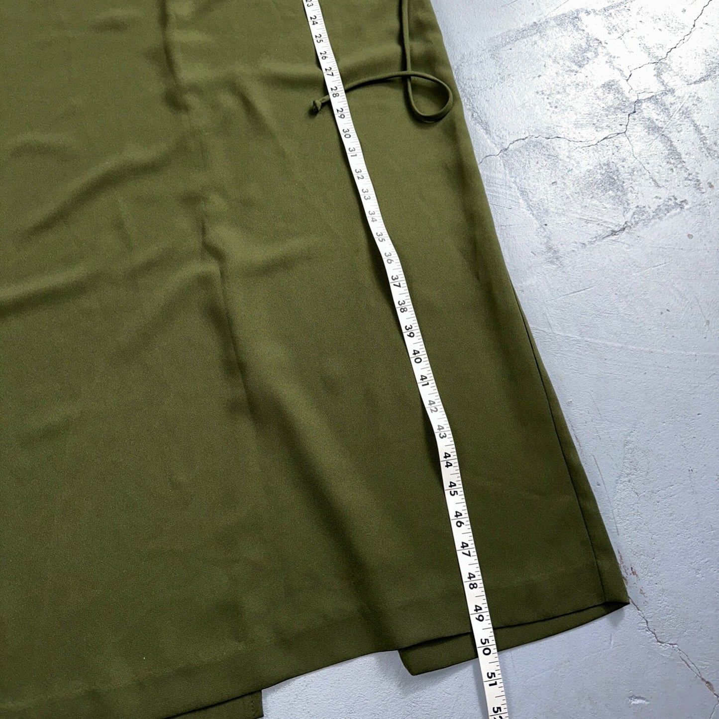 R&M Richards Karen Kwong Womens Maxi Dress Size 14 Green Simple Sleeveless VTG