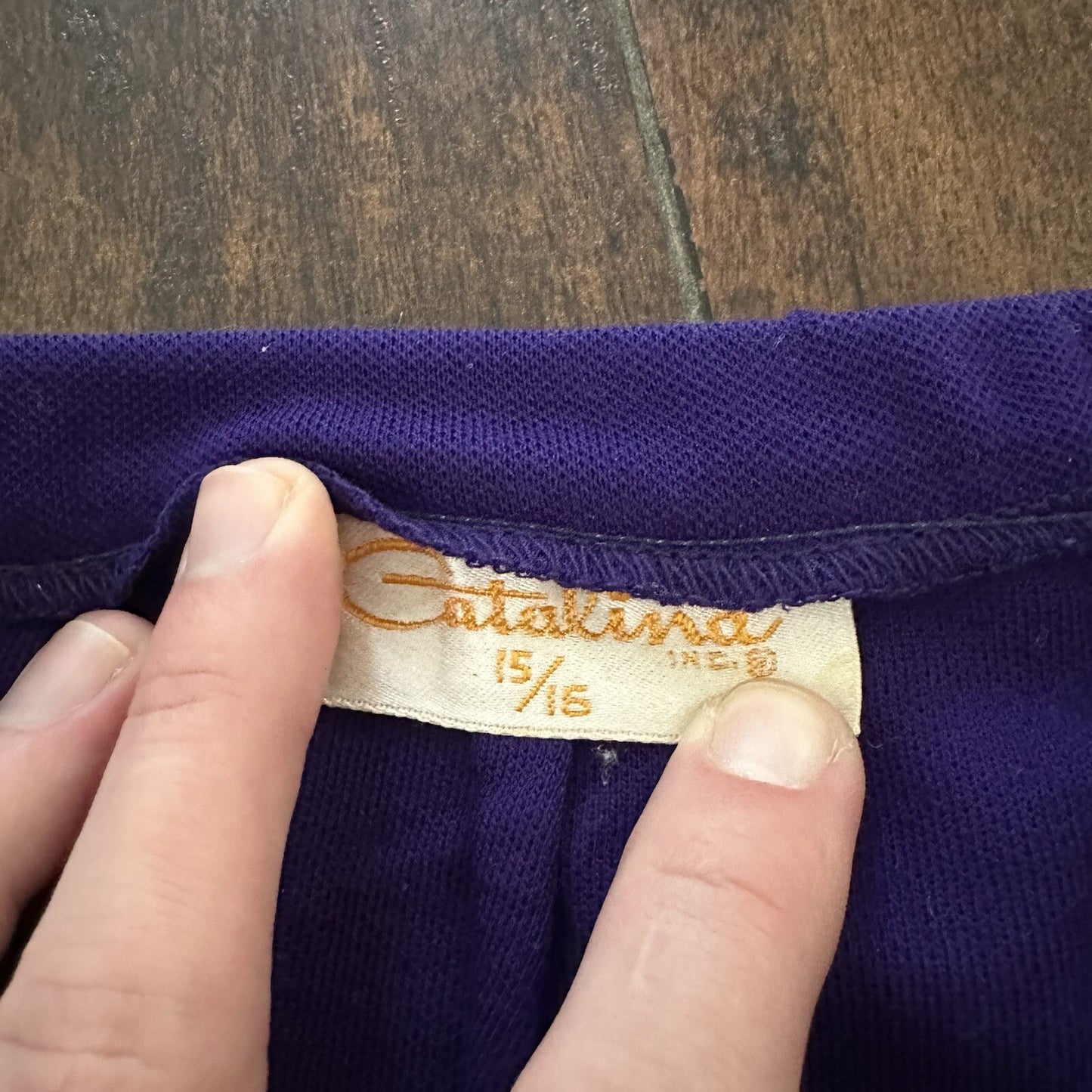 Vintage USA Rockabilly Womens Shorts Disco Skirt 70s 80s Purple Funky Basic