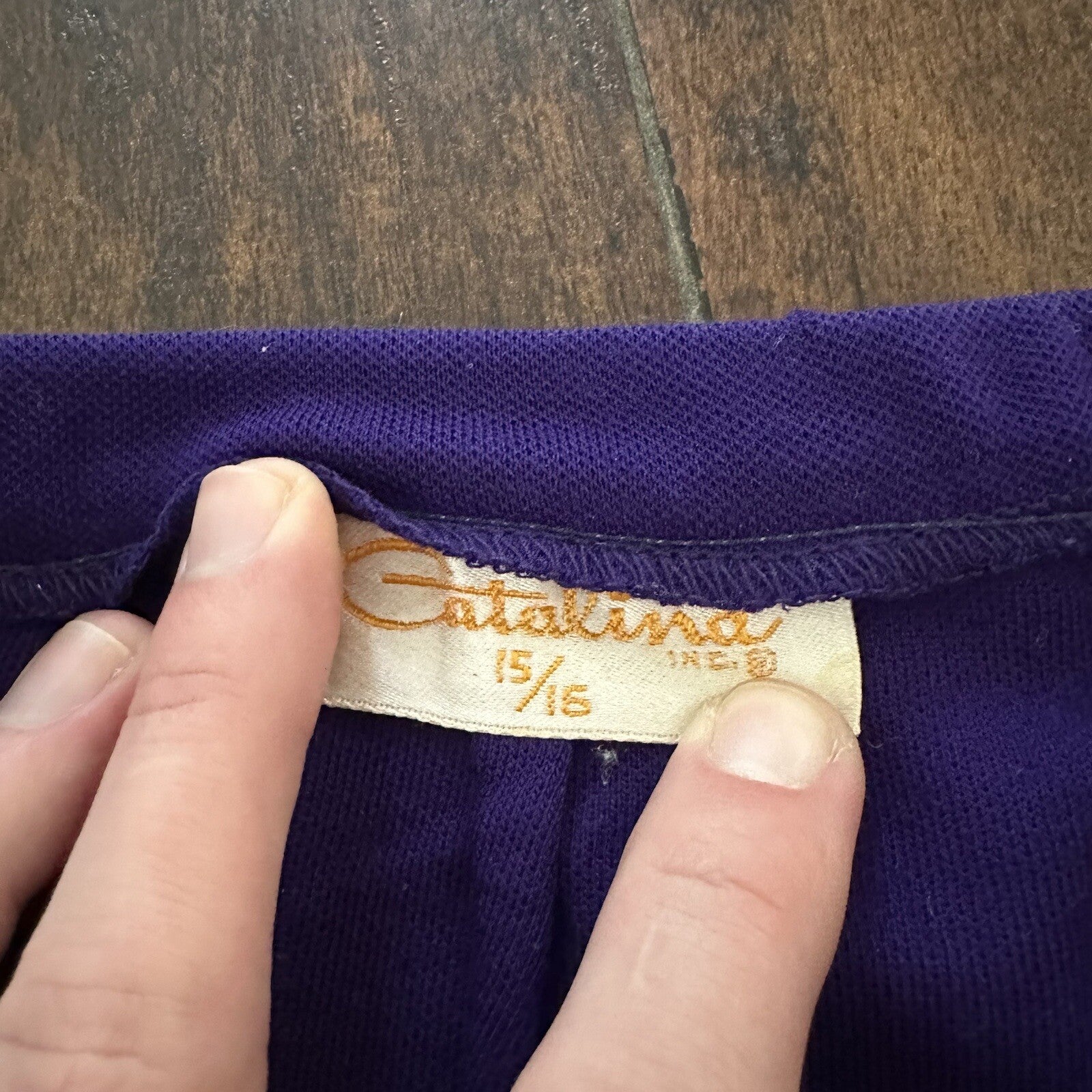 Vintage USA Rockabilly Womens Shorts Disco Skirt 70s 80s Purple Funky Basic