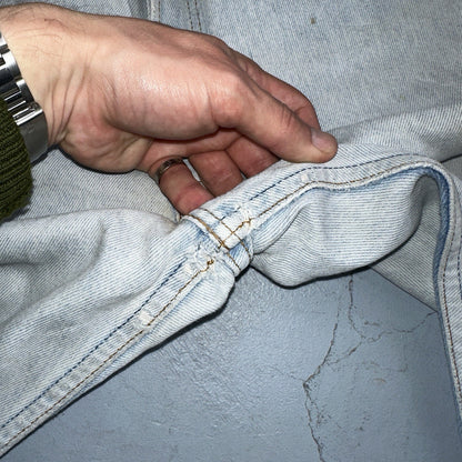 Levis 501 Vintage 90s Y2K XX Straight Leg Jeans Blue Light Wash 34x36 Act 33x31