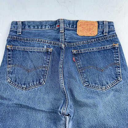 Levis 501 Vintage 80s USA XX Straight Leg Jeans Blue Med Wash 33x32 Act 30x27