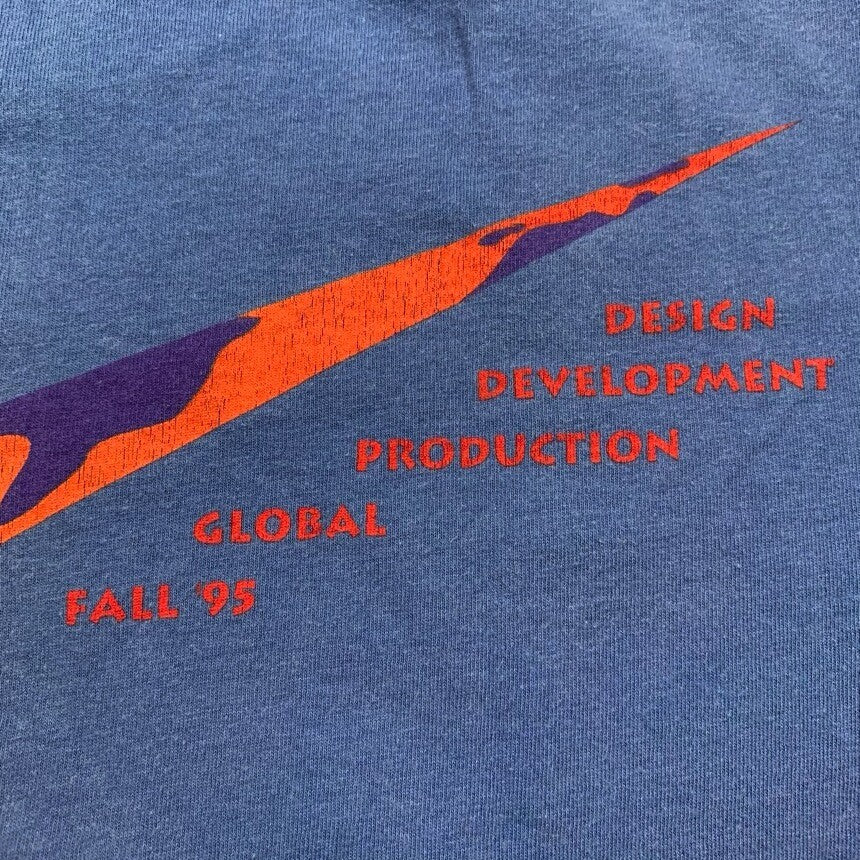 Nike Vintage T Shirt 90s Rare Chronicle Design Team Beer Relay Earth Employee 