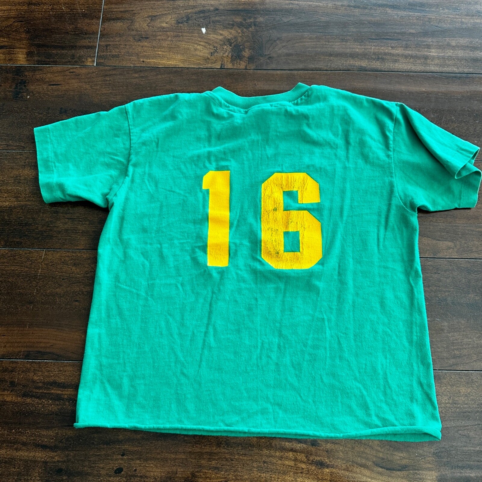 Plumbing Vintage T Shirt Funny Crop Top Single Stitch Green Electric 16 Grover