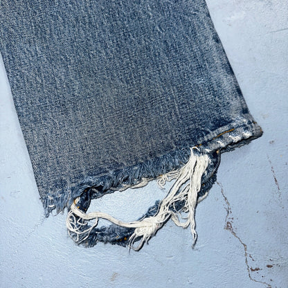 Levis 501 Big E Vintage 60s Redline Selvedge USA XX 1960s Jeans 28x34 Act 25x30