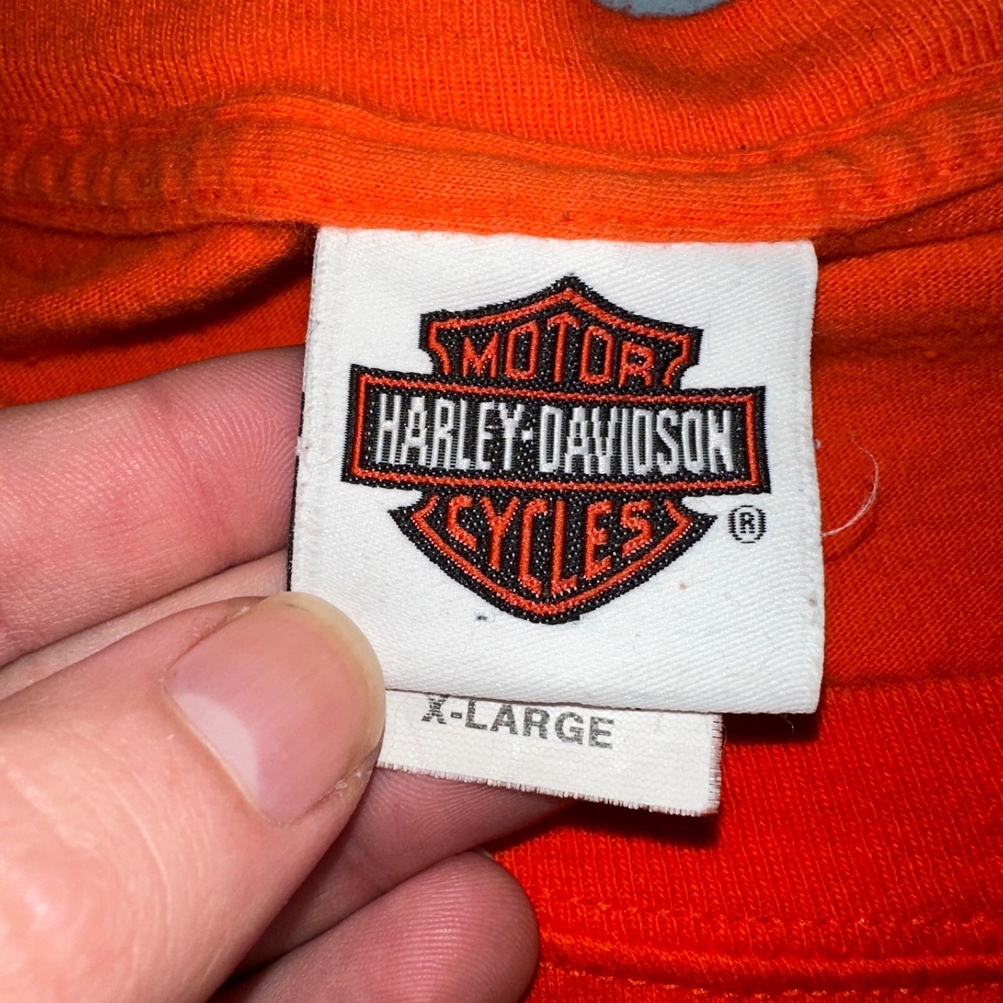 Harley Davidson Orlando Florida VTG T Shirt Motorcycle Bike Graphic Y2K Ride