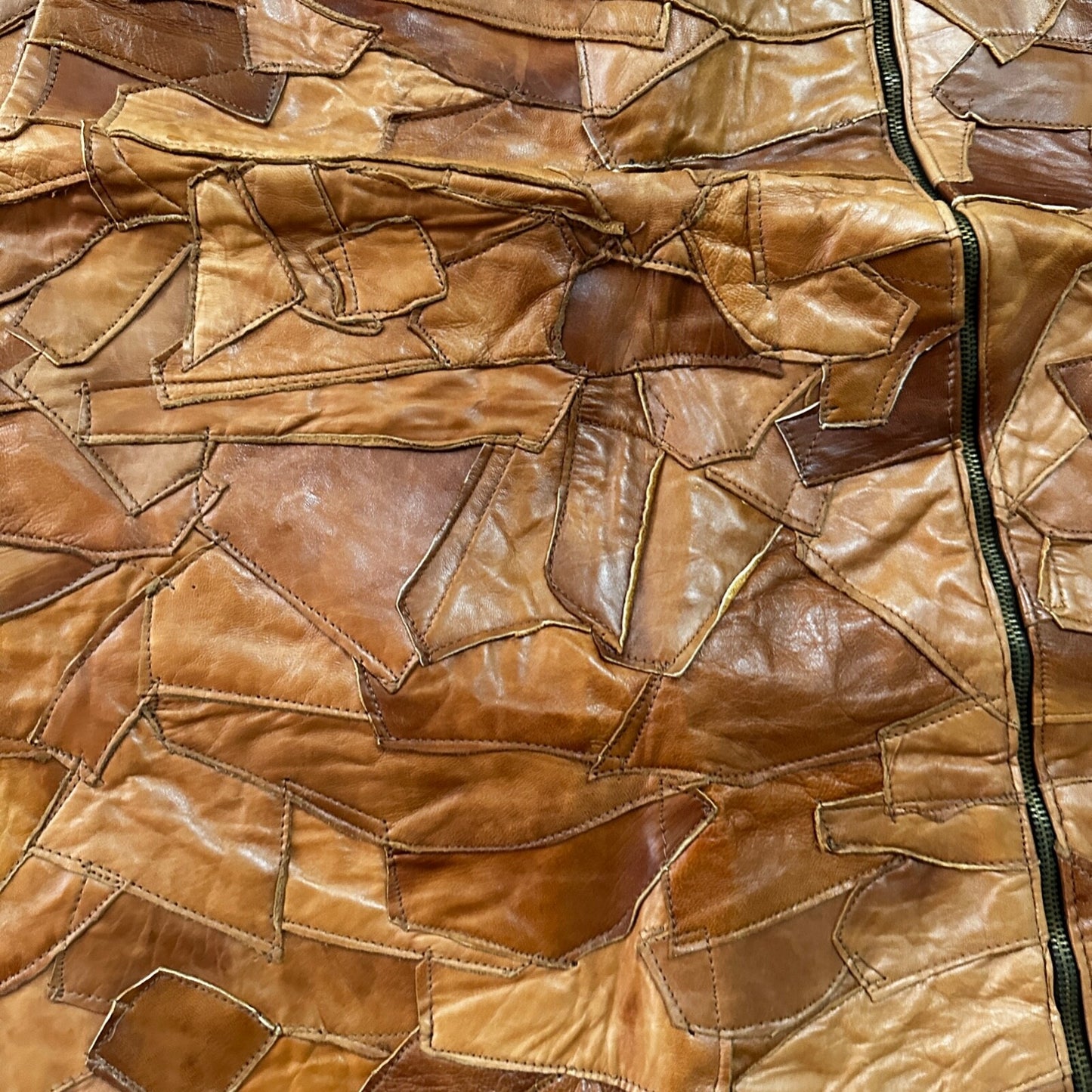 Vintage American Tourister Garment Suit Bag Leather Brown Hangers Cover VTG 40s