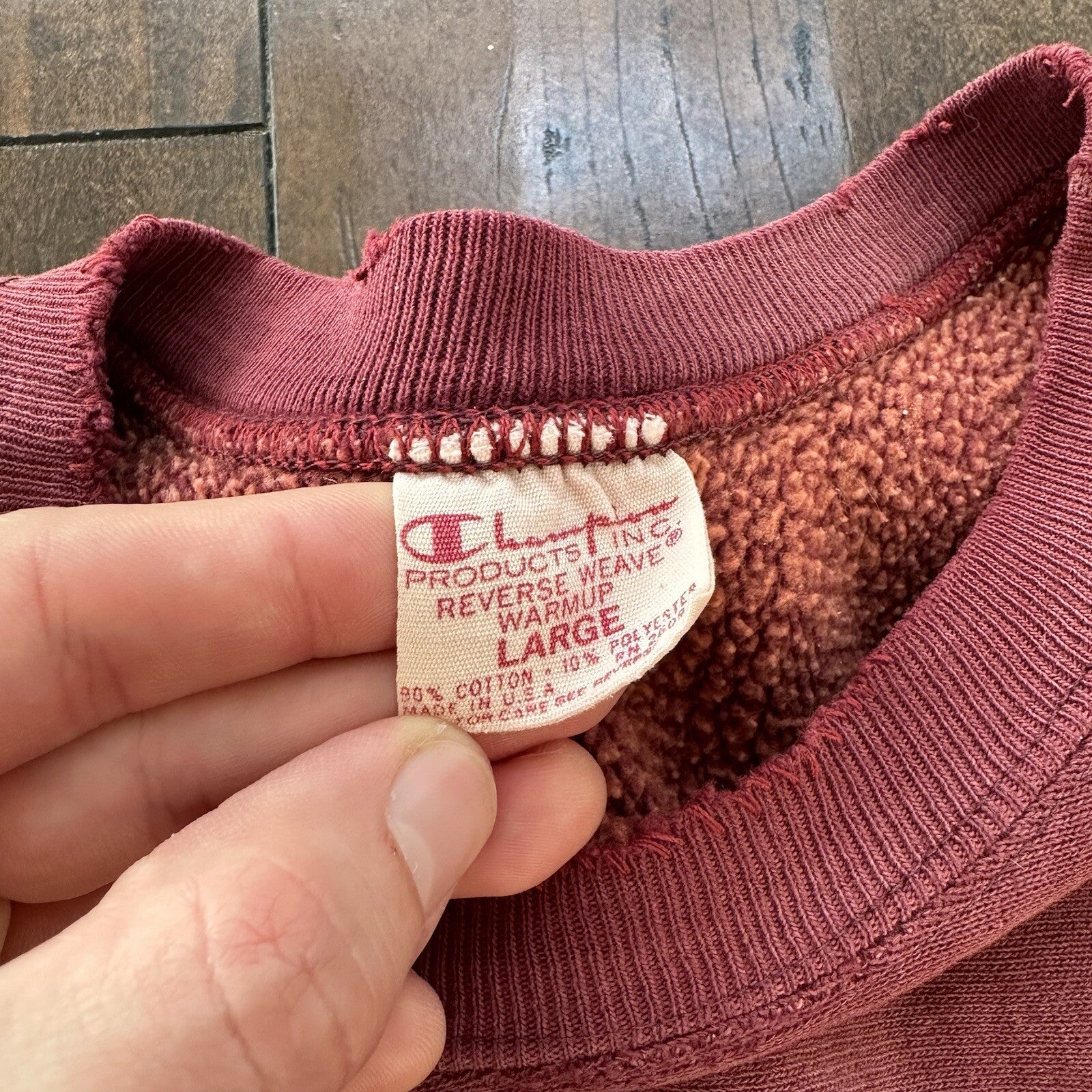 Champion 1970s RW Complete Set USA Sweatshirt VTG Hoodie Crewneck Lot Rare 70s