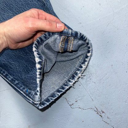 Levis 501 Vintage 90s Mexico Straight Leg Jeans 36x32 Y2K Med Wash Act 34x30