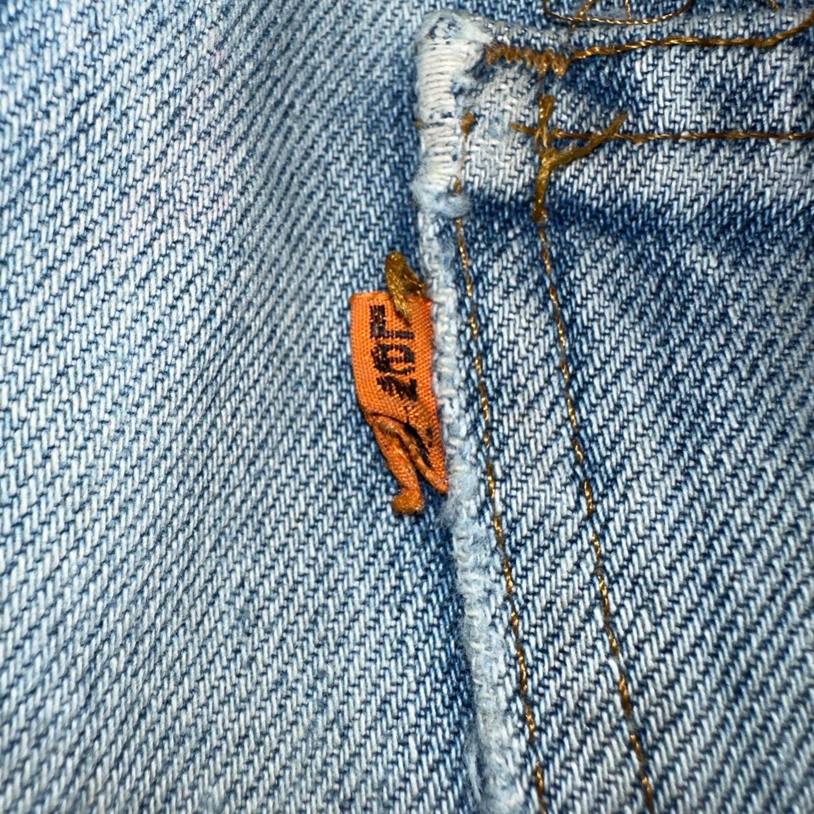 Levis 646 Vintage 70s USA Orange Tab Bootcut Flare Blue Bell Bottom Jeans 29x33