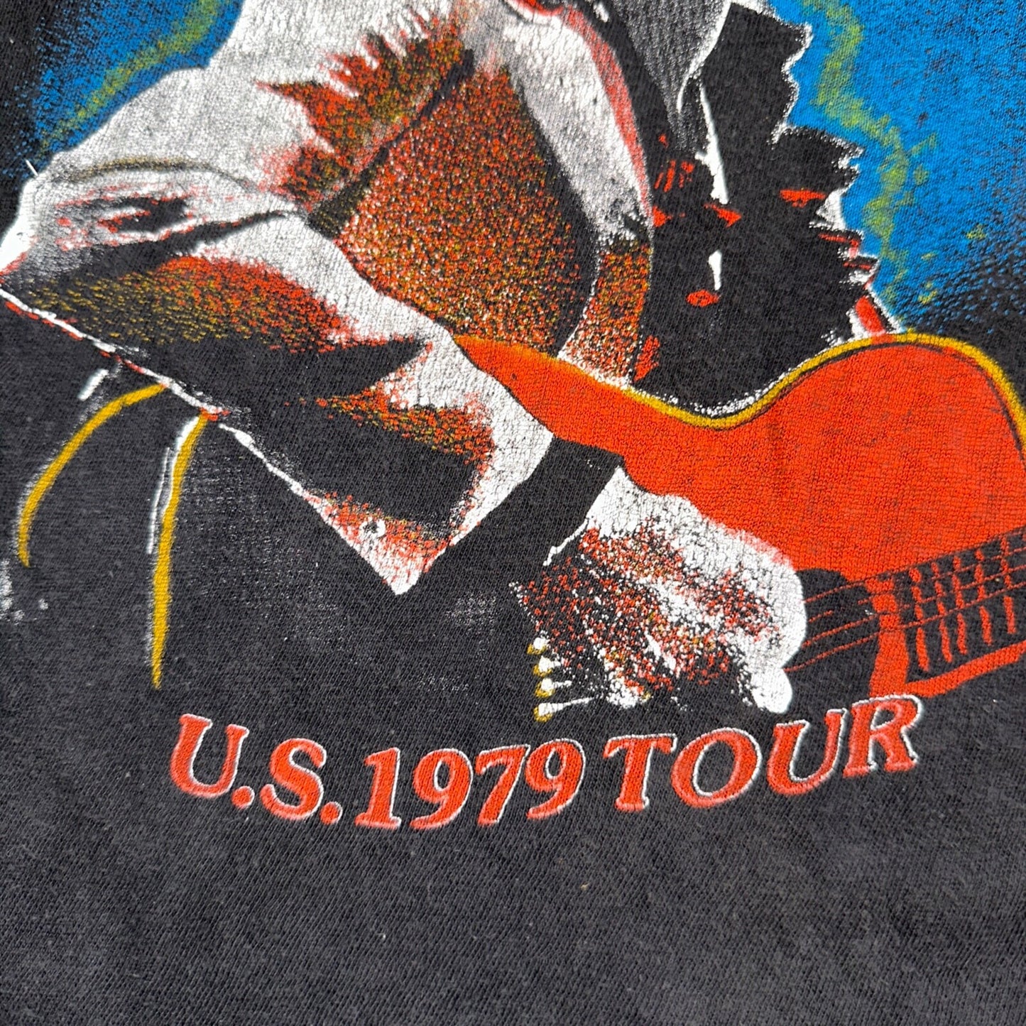 Eric Clapton Rock Concert 1979 Tour VTG T Shirt Band Music Classic Guitar 70s