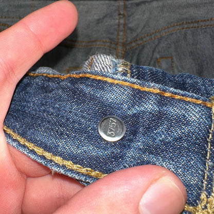 Levis 501 Vintage Y2K Egypt Straight Leg Jeans 36x32 Med Wash Act 36x30