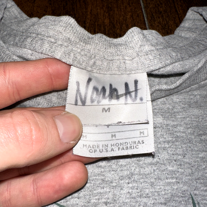 Nike Oregon Lacrosse Y2K Vintage T Shirt Gray Basic Sun Cool Summer Tee Gym