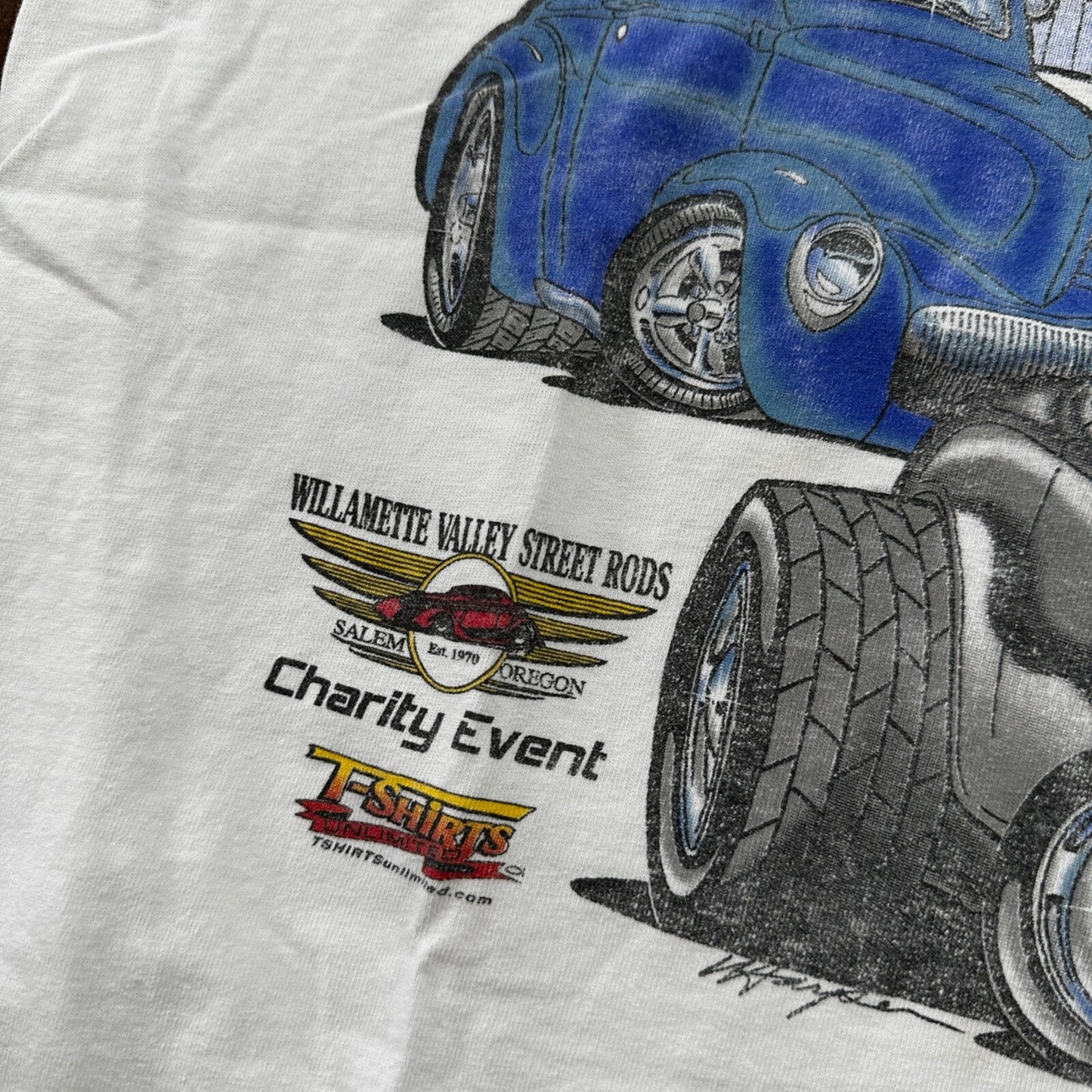 Carousel Cruise Cars 2002 VTG T Shirt Nascar Racing Old Antique Salem Riverfront