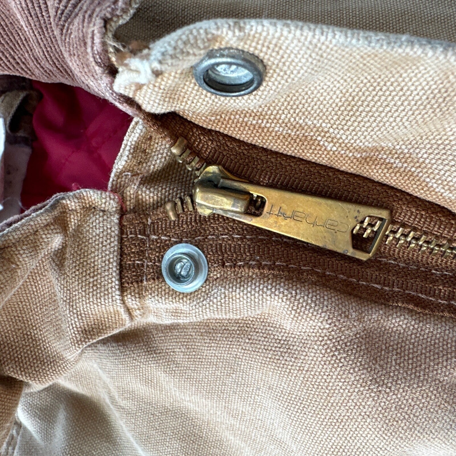 VTG 70s CARHARTT Duck Quilt Coveralls Small 996Q USA overalls Double Knee 80s