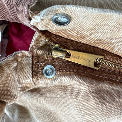 VTG 70s CARHARTT Duck Quilt Coveralls Small 996Q USA overalls Double Knee 80s