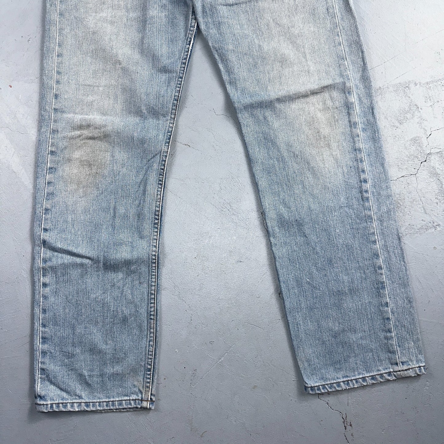 Levis 501 Vintage Y2K XX Straight Leg Jeans Blue Light Wash 34x34 Act 32x31